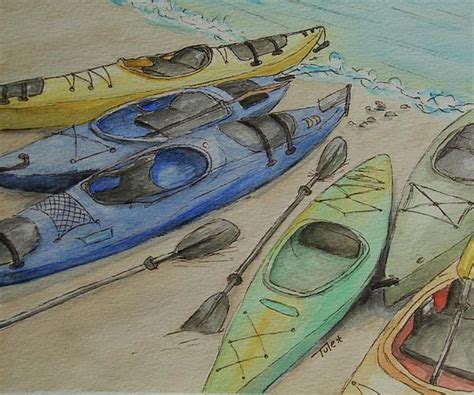 I want to paint some Kayaks one day...I am in one enough to do it with my eyes closed :0 ...