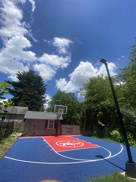 LED lighting basketball court | DeShayes Dream Courts