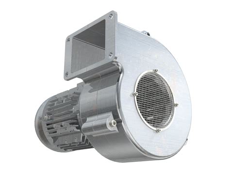 Industrial Centrifugal Blower Fan - 3D model