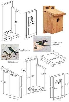 Plans for a barn swallow bird house they would build their nest in/on ...