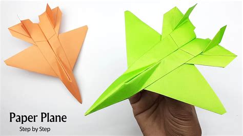 How to Make a Paper Airplane Step by Step | Origami Airplane | Easy ...