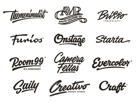 Logo Collection | Lettering design, Lettering, Logo collection