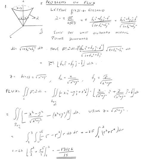 calculus - Finding flux using polar coordinates - Mathematics Stack ...