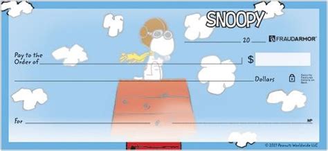 Snoopy Checks - Checks SuperStore