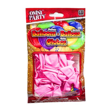 Pink 9" Helium Balloons - 18 pack