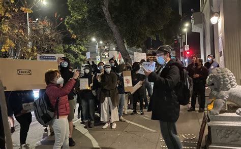 Vandal Strikes SF's Chinese Consulate With Graffiti After Protest - The event aimed to honor 10 ...