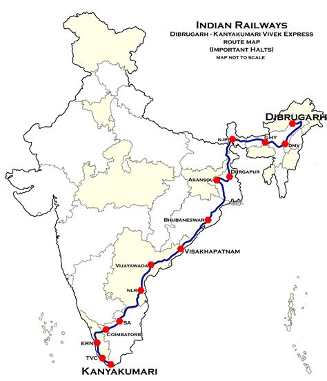 Kanyakumari In India Map - Share Map