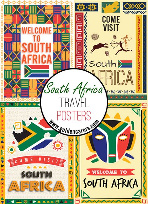 South Africa Travel Posters