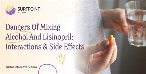 Dangers Of Mixing Alcohol And Lisinopril: Interactions & Side Effects