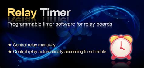 Relay Timer Series Software - Control Relays Accouting to Time Schedule