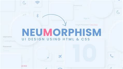 CSS Tutorial | 9 CSS Neumorphism Examples