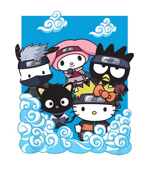 Shirt S - Naruto x Sanrio