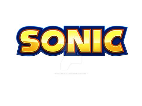 Sonic Logo Text by KolnzBerserK on DeviantArt