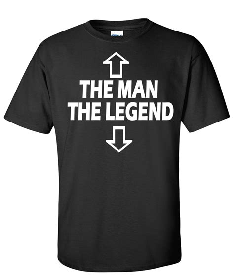 The man the legend funny Logo Graphic T Shirt - Supergraphictees