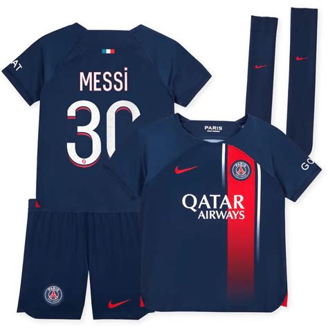 Messi PSG 23/24 Home Kids Kit - JerseyMotion