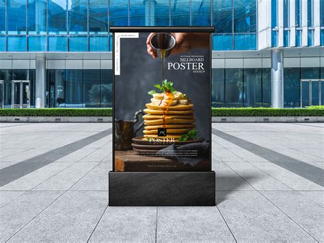 Free Outdoor Advertisement Billboard Poster Mockup — Free Mockup World