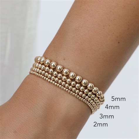 14K Gold Filled Beaded Bracelet – Belladaar