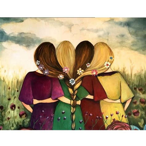 DIY Diamond Embroidery girl 5D Daimond Painting sisters Cross Stitch ...