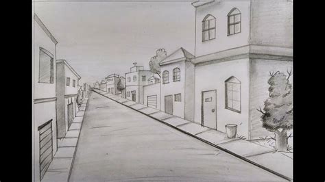 Simple Town Drawing