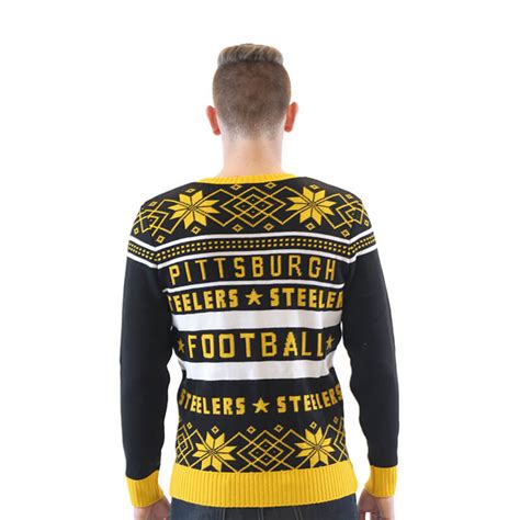 Pittsburgh Steelers Ugly Black Sweater