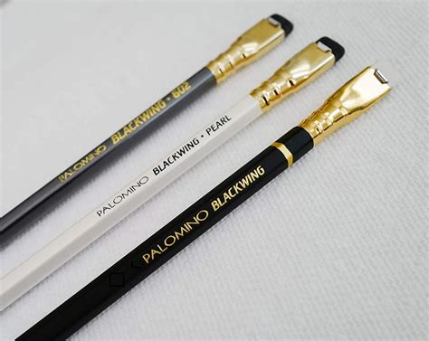 PALOMINO BLACKWING 3Pencils Set(Original, 602, Pearl 1each) : Amazon.co.uk: Stationery & Office ...