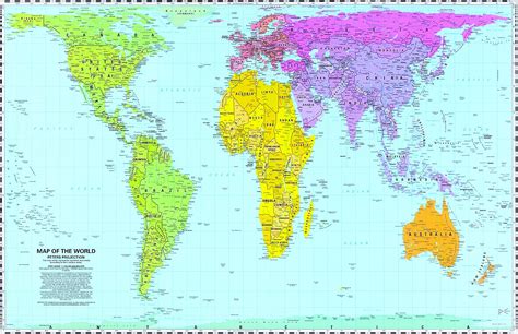 The Peters' Projection World Map | New Internationalist