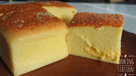 Castella Cheese Cake / Cheddar Cheese Castella Recipe - YouTube