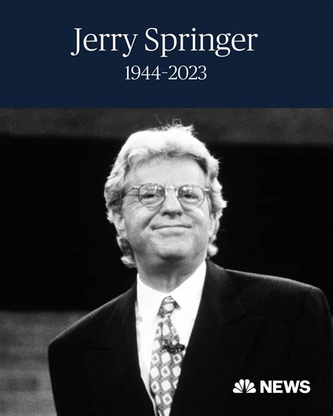 In Memory of Jerry Springer | DR1.com