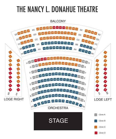 Seating Chart | Merrimack Repertory Theatre