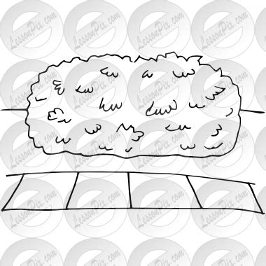 Bush clipart outline, Bush outline Transparent FREE for download on ...