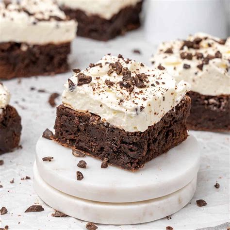 Brownies with Cream Cheese Frosting - Spatula Desserts