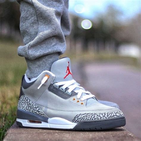 Air Jordan 3 "Cool Grey" | Shiny shoes, Sneaker boots, Shoe boots