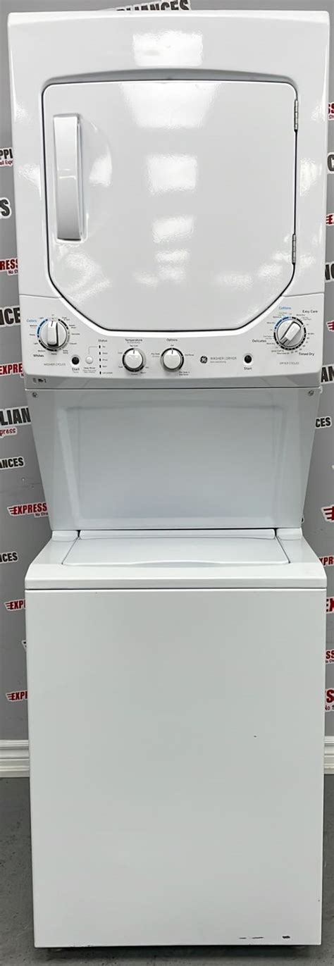 Used General Electric Stackable Washer Dryer GUD24ESMM1WW For Sale | ️ Express Appliances