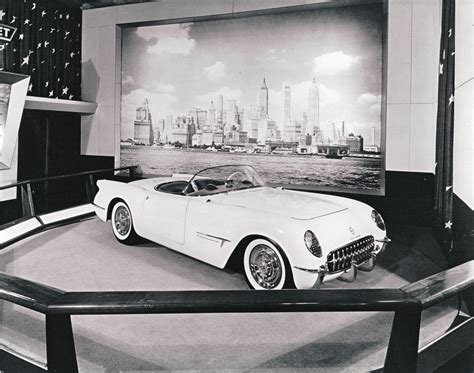 1953 Corvette at the 1953 MotoRama in New York City, hosted at the ...