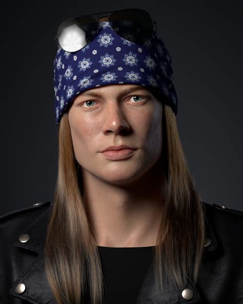 ArtStation - Axl Rose, 1987.