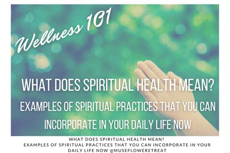 What does Spiritual Health Mean? Examples of Spiritual Practices that You Can Incorporate In ...