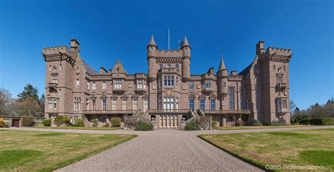 Kinnaird Castle - Angus, Scotland - This castle has been home to the Carnegie family, the Earls ...