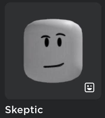 When did they turn skeptic into dynamic face? : r/roblox