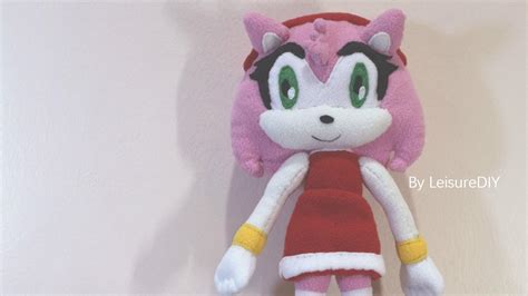 Amy Rose plush toy made by me : r/handmade