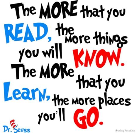 Dr Seuss Quotes About Reading