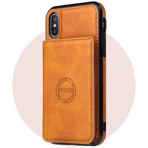 Leather Wallet iPhone Case with Magnetic Mount | Top Wholesale Supplier