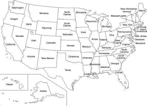 United States Map Printable Free - Zoom Background Images For Community Outreach | Efferisect