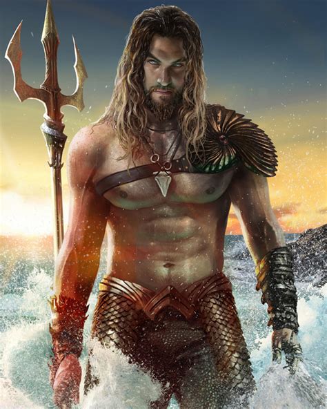 Fan Art - Jason Momoa as AQUAMAN — GeekTyrant