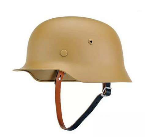 WWII GERMAN ELITE M1935 M35 Steel Helmet Tactical M35 Helmet Airsoft Helmet Tan $82.40 - PicClick