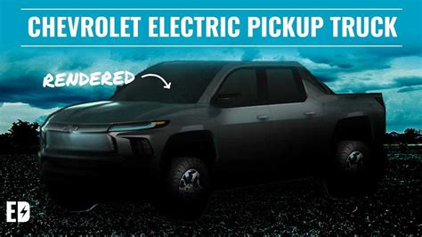 New Electric Pickup Truck From Chevrolet Rendered Into View