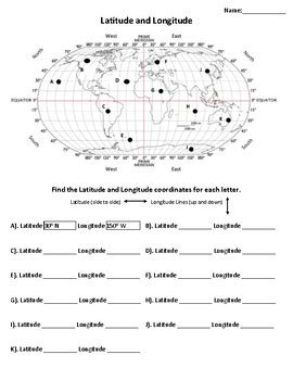 Latitude And Longitude Worksheet By Teach Simple | lupon.gov.ph