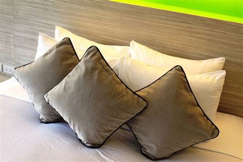 Cushions And Pillows On A Hotel Bed Free Stock Photo - Public Domain Pictures