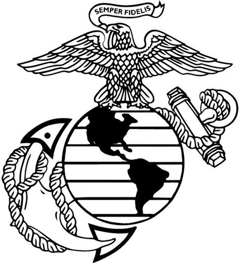 Large Marine Corps EGA Window Decal 12 Inch Vinyl USMC Eagle - Etsy ...