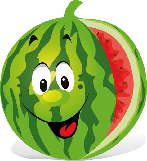 Cartoon Watermelon Clip Art at Clker.com - vector clip art online, royalty free & public domain