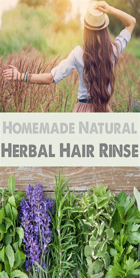 DIY Herbal Hair Rinse for Shiny and Strong Hair | Herbal hair rinse, Herbal hair, Hair rinse